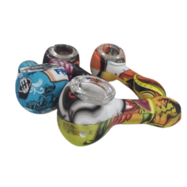 Pipa Silicona 8cm Quemador Pyrex - Tricomar