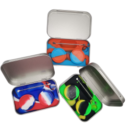 Set Contenedor Metal 2 Recipientes Silicona Tricomar | Tricomar Growshop