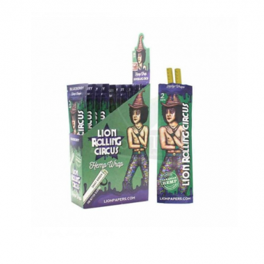 Blunt Hemp Wraps Blueberry - Lion Rolling Circus