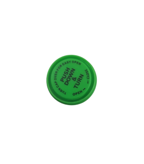 Contenedor Push Down y Turn Verde 7cm Alto - Tricomar