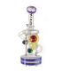 Bong Big Eye Recycler 26cm Purple Calvo Glass | Tricomar Growshop