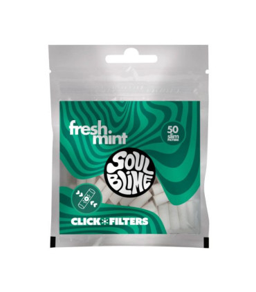 Filtro 6mm Slim Click Freshmint 50und Soulblime | Tricomar Growshop