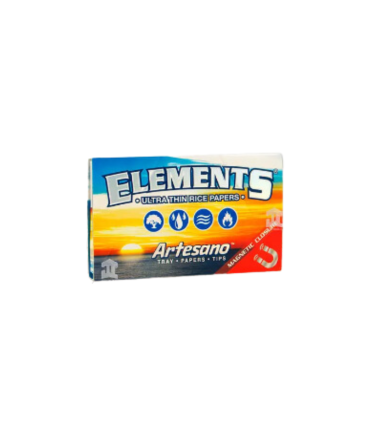Papelillo  Artesano 1 1/4 + Tips + Bandeja Element | Tricomar Growshop