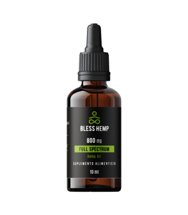 Aceite 800mg CBD 8% - 10ml - Bless Hemp