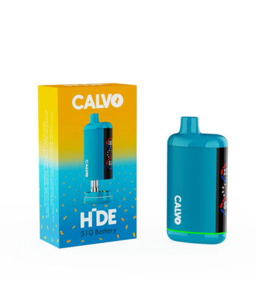 Batería Cartridge Hide Blue Calvo Glass | Tricomar Growshop