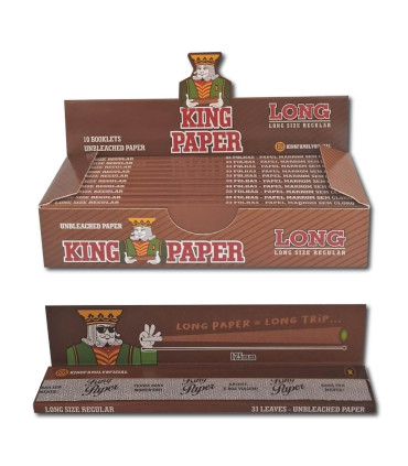 Papel Long Size Unbleached - King Paper Aleda Aleda | Tricomar Growshop