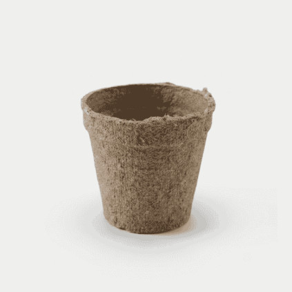Maceta Redonda Biodegradable 2.2L Jiffy Sustratos | Tricomar Growshop