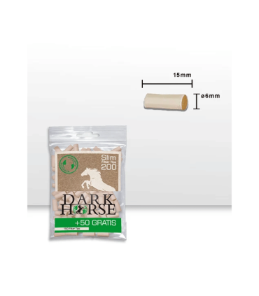 Filtro Slim Bio 6mm 150+50u Dark Horse | Tricomar Growshop